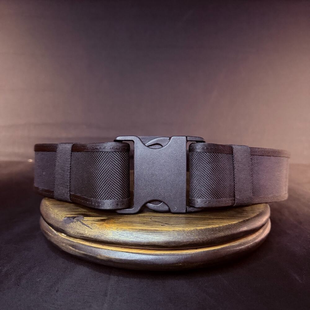 Gould & Goodrich Molded Nylon Duty Belt Size 32"-38" Black Hook & Loop Lined